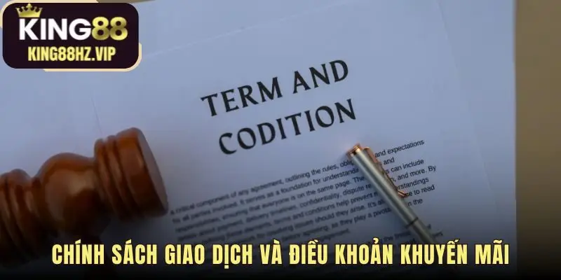 Điều khoản sử dụng giao dịch đảm bảo an toàn và minh bạch